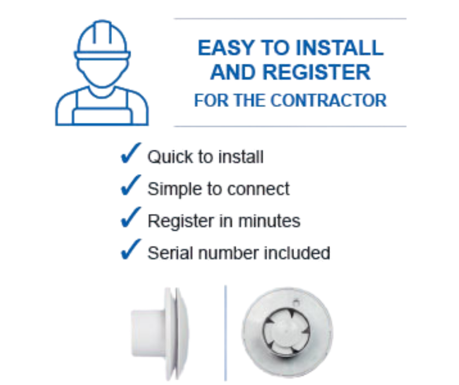 Easy to install and register
